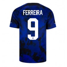 Förenta staterna Jesus Ferreira #9 Bortatröja VM 2022 Korta ärmar
